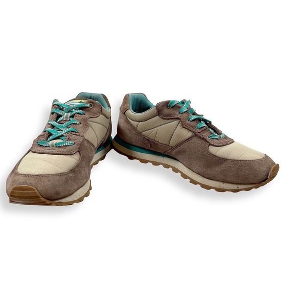 L.L. Bean Shoes - LL Bean Katahdin Brown Teal Suede Insulated Sneakers Womens 8.5 Outdoor Hiking